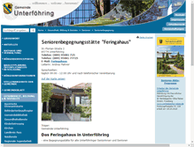 Tablet Screenshot of feringahaus.unterfoehring.de